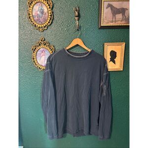 Kuhl Sweater Mens XL Blue Kommando Lightweight Outdoor Long Sleeve Pullover